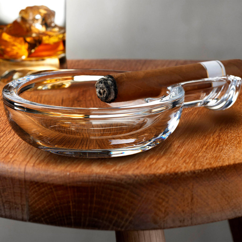 Cendrier en cristal sans plomb Egoist, Transparent