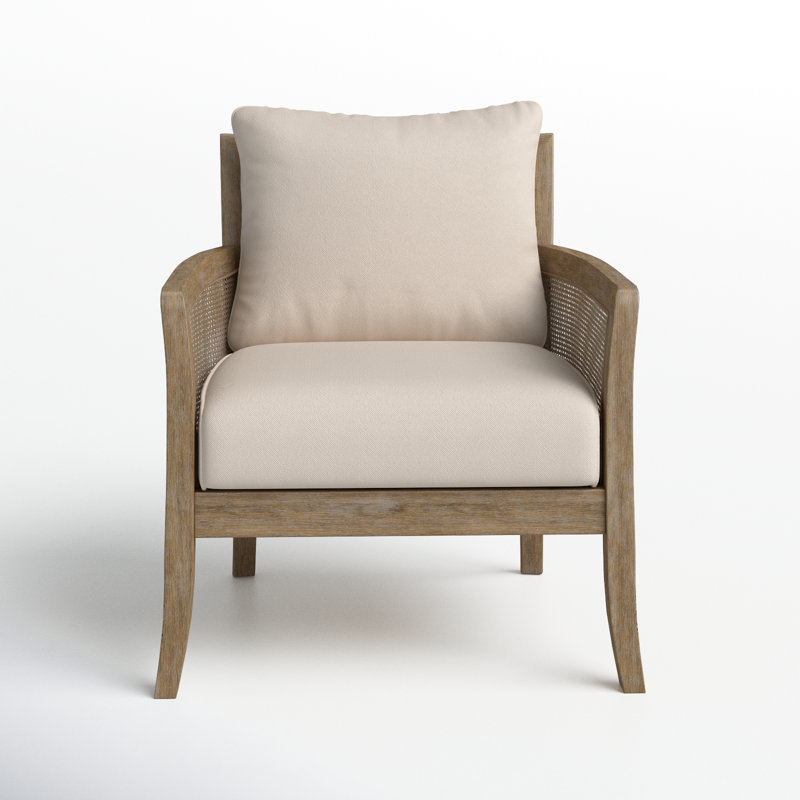 Farlane Upholstered Armchair, Off-White