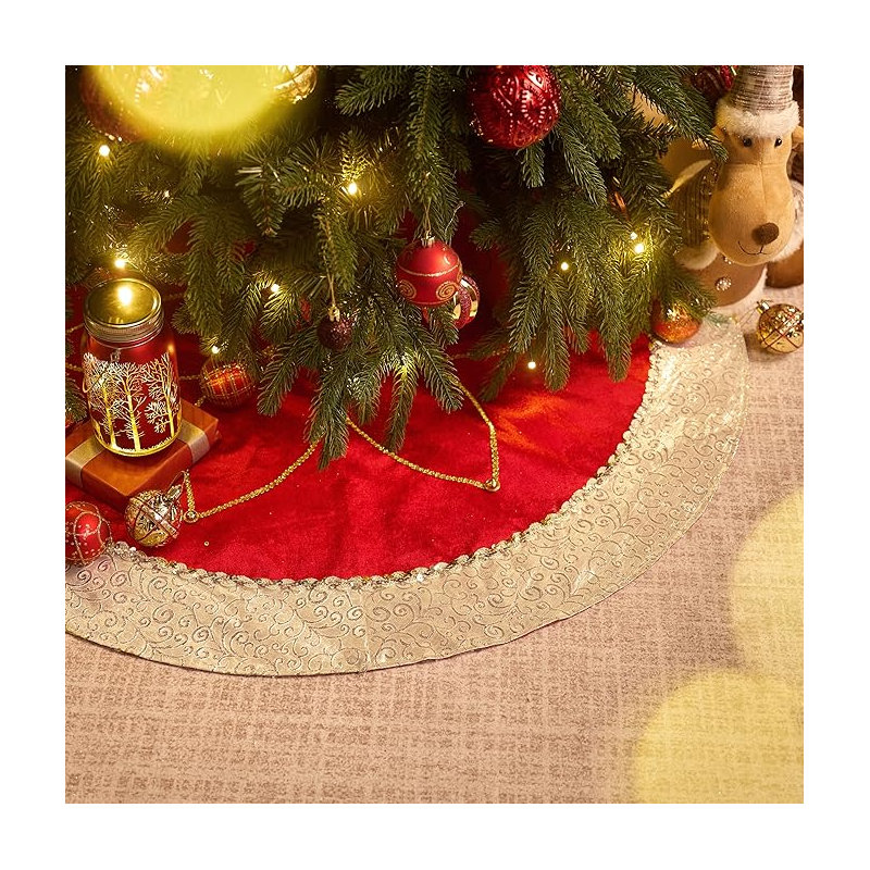 Jupe d'arbre de Noël Valery Madelyn