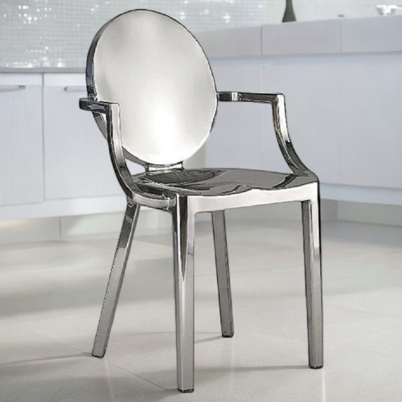 Chaise en métal Haines