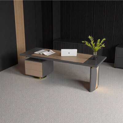 High-Gloss Painted Surface Desk