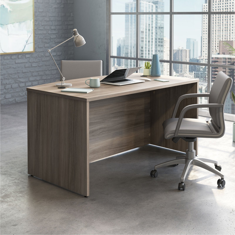 Bureau de direction Bowfront, Light Brown