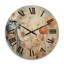 Horloge murale jaune surdimensionnée jaune Botanical Collage I - Abstract Botanicals-1603212965