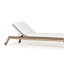 Chaise longue d'extérieur inclinable
