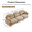 Canapé modulaire Camel