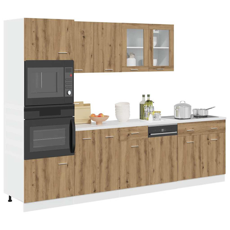 Lyon Kitchen Cabinet Set Lyon, Artisan Oak