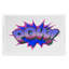 Pow Blue Pink Acrylic Rectangle Decorative Tray-725538099