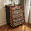 Commode d'appoint de rangement moderne à cinq tiroirs