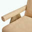 Fauteuil moderne en similicuir Nessi - sable-417801349