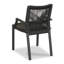 Chaise de terrasse empilable avec coussin Bellevue
