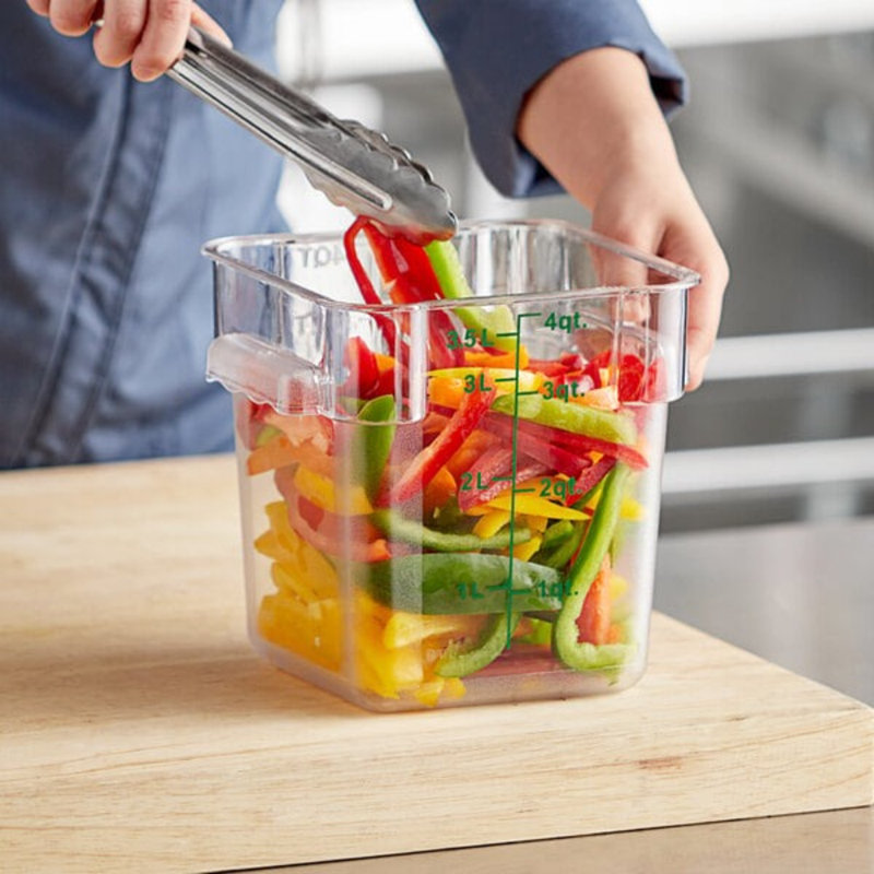 Choix 4 pintes Contenant alimentaire transparent en polycarbonate