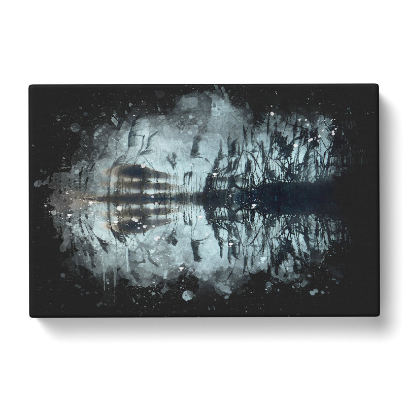 Reed Pond - Wrapped Canvas, 40cm H x 60cm W x 3cm D