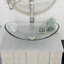 Lavabo de salle de bain vasque ovale en verre-95974470-66298984