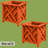  Lattice Planter Box 2-Pack, Terracotta-367224041