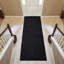 Tapis de couloir ou de cuisine avec envers en caoutchouc, noir-1698378417