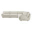 Canapé d'angle modulaire rembourré en forme de L Nita Ashira 5 pièces, 118 po-130122438-130122439-135090933
