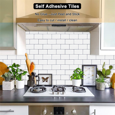 10Pcs Peel and Stick 1.2mm Wall Paneling