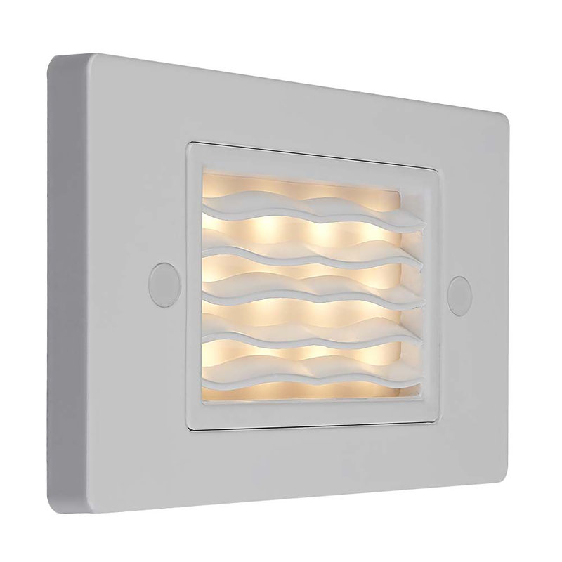 Integrated LED Metal Step Light, White, 300K