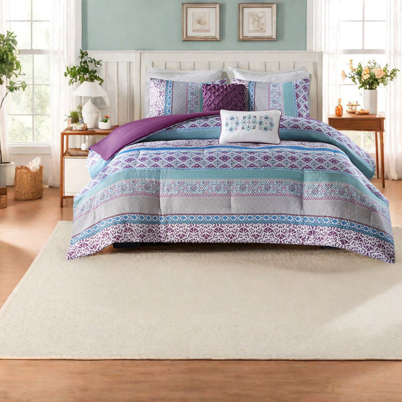 Certified Microfiber Bedding Sets Full Queen Boho Style For Home