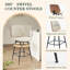Tabouret de comptoir pivotant rembourré-2055513708