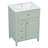 "24" Green Bathroom Vanity With Sink, MDF & Rubberwood Construction, 3 Drawers & Cabinet With Adjustable Shelves, Modern Design For Small To Medium Bathrooms"-1474088602
