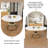 Round Extendable Dining Table