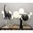 Glass Bubble Cluster Silver Wall Mirror