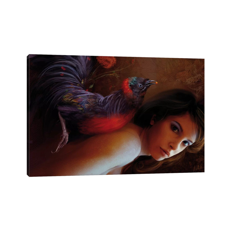 Bronze and Rubin 1 Piece Wrapped Canvas Wall Art, 66.04 cm H x 45.72 cm W x 3.175 cm D