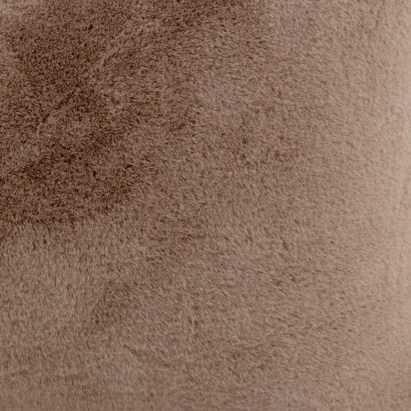 Natalia Faux Fur Armchair Bean Bag, Brown