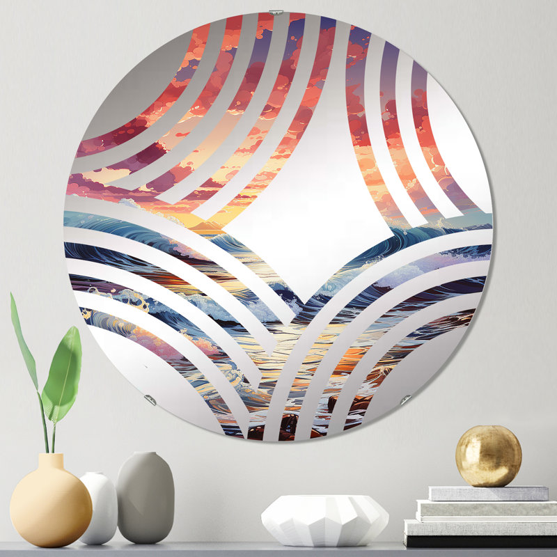 Miroir mural rond, 23,6 po x 23,6 po