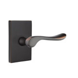 Luzern Wave/Drop Passage (Hall & Closet) Door Lever with Rectangle Rosette