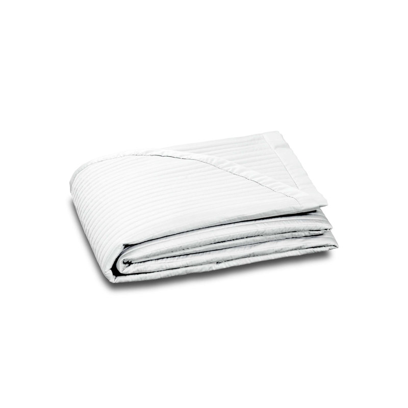 Couvre-lit Puccini, Couvre-lit / courtepointe simple, Blanc