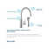 Allure Single Handle Kitchen Faucet with Lever and Side Spray