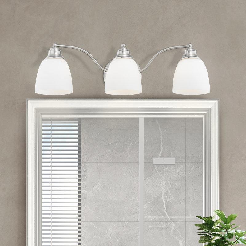 Mayday 3 - Light Dimmable Vanity Light, Brushed Nickel