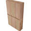 Tablette latérale de salle de bain murale, 6 portes à fermeture douce, casier de style contemporain 36 po, moderne
