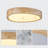 Wood Grain Acrylic LED Flush Mount