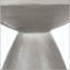Table d'appoint pour l'extérieur en sablier en béton léger - sans assemblage