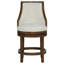 Robroy Stool with Solid Wood Frame-653263173-613903219-609145410