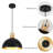 Luminaire suspendu simple 3 lumières Stelmach-539755070