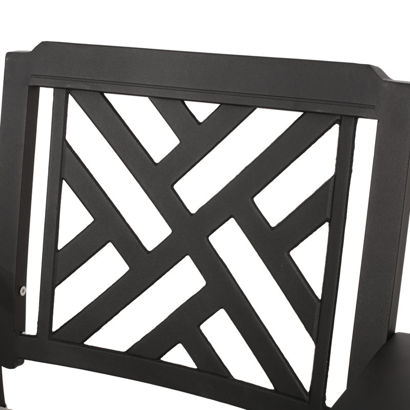 Lizotte 6 - Person Rectangular Outdoor Dining Set