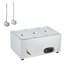 Chauffe-plat commercial 1500 W à 3 casseroles (1/3), chauffe-plat électrique en acier inoxydable pour la restauration, le restaurant, l'hôtel et le banquet