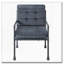 Chaise d'appoint de style industriel avec mousse à mémoire de forme