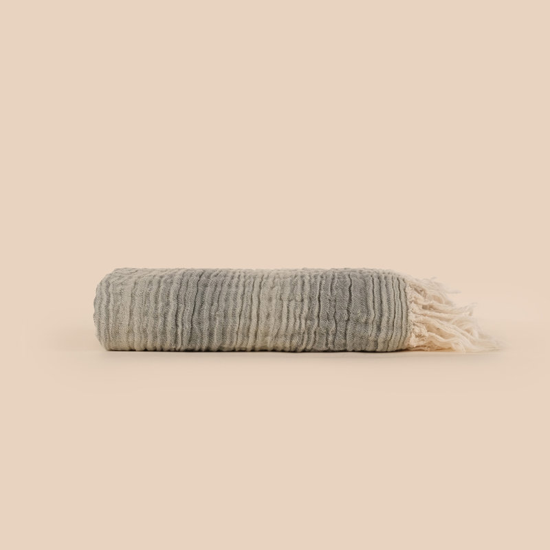 Serviette de plage 100% coton Hanahan, Vert