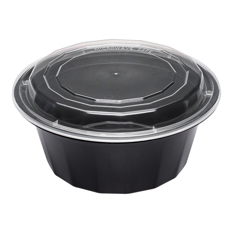 Brown Sturdy 32 Oz Paper Bowls Microwave Safe Hot Food Takeaway Containers
