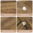 Wooden Round Bar Table With Hidden Storage, 35.4" Bar Height Cocktail Table-594011393