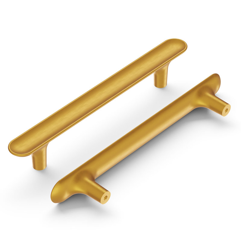 Maven Collection Pull 5-1/16 Inch, Brushed Golden Brass