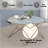 Valora Frosted Glass Top & Champagne Finish Coffee Table-1973461026