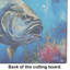 Bluefin Tuna Glass Cutting Board Large