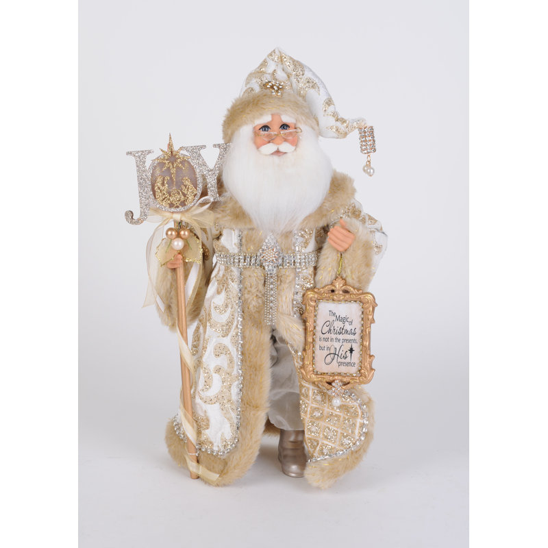 Lighted Joyous Presence Santa