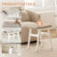 Tabouret de coiffeuse en bois massif Anita avec coussin de selle, siège éponge à rebond élevé, fauteuil de maquillage facile à assembler-2061793532-2071100434